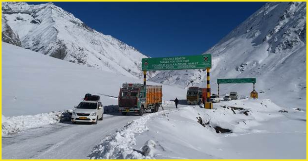 सीमा सड़क संगठन ने जोजिला में मौसम की चरम स्थिति से लड़ने के मामले में रिकॉर्ड तोड़ा